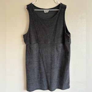 Jantzen Dark Gray Sleeveless Mini Dress